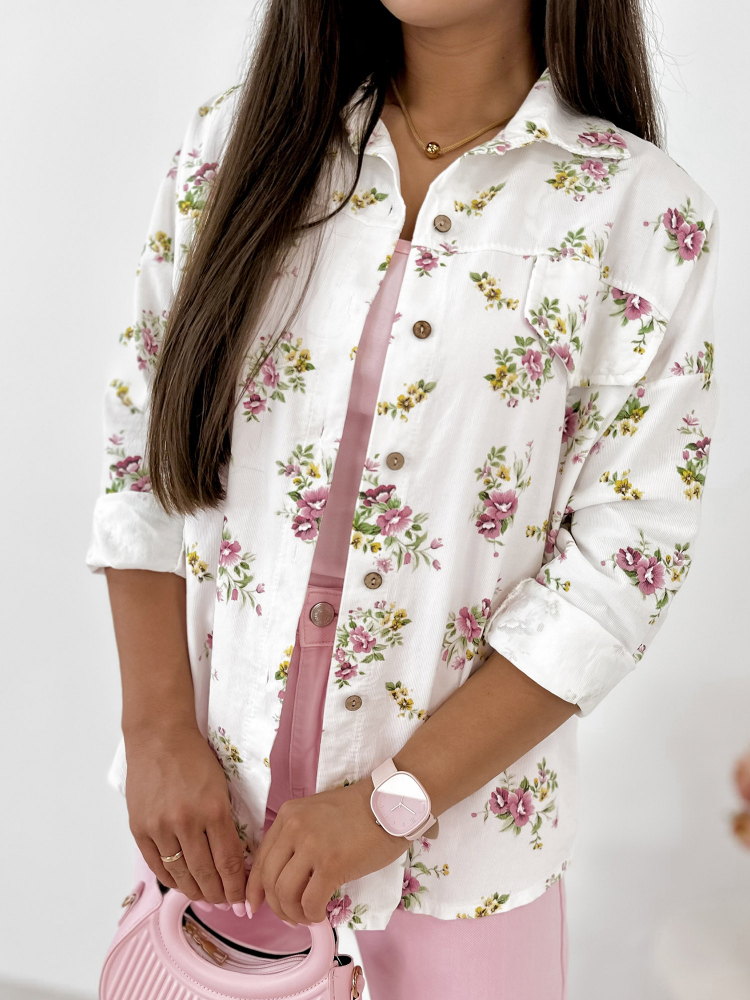 SHIRT CORDUROY GARDINI WHITE