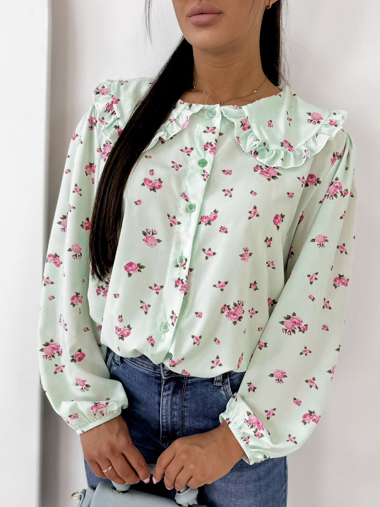 HEMD GIVERNY MINTFARBENE