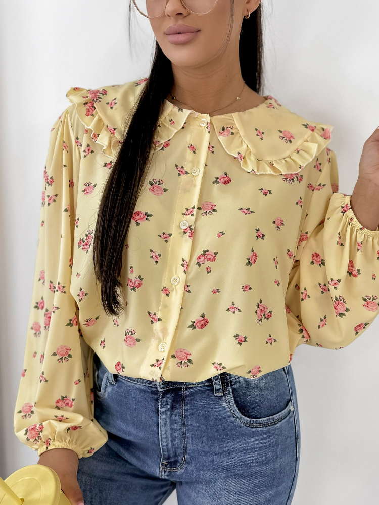 SHIRT GIVERNY YELLOW