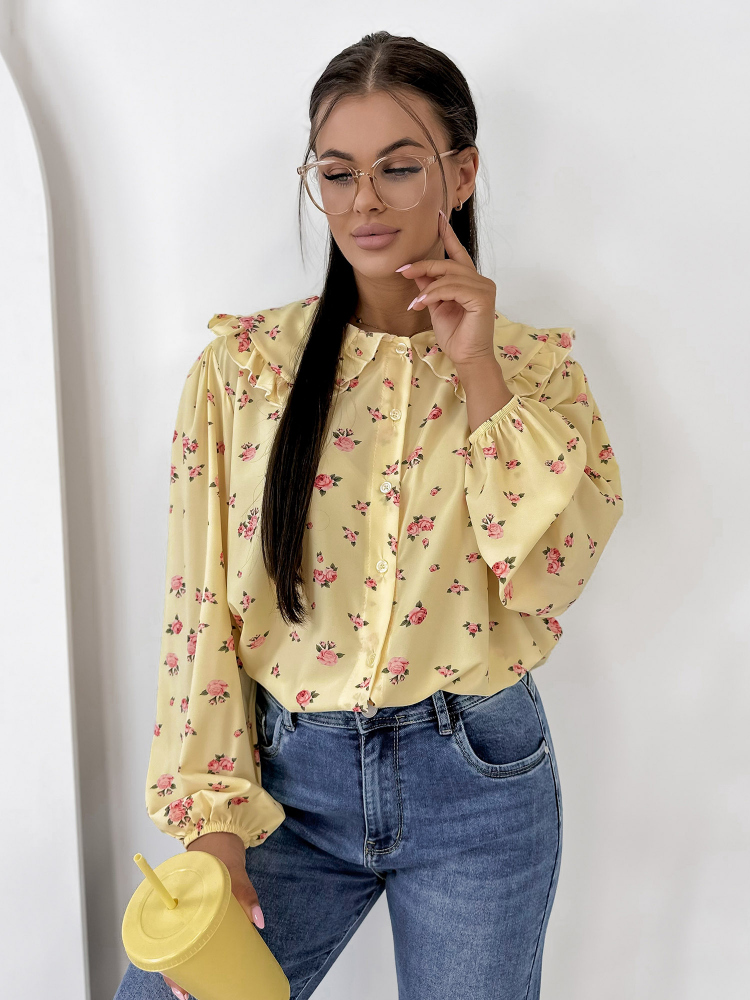 SHIRT GIVERNY YELLOW