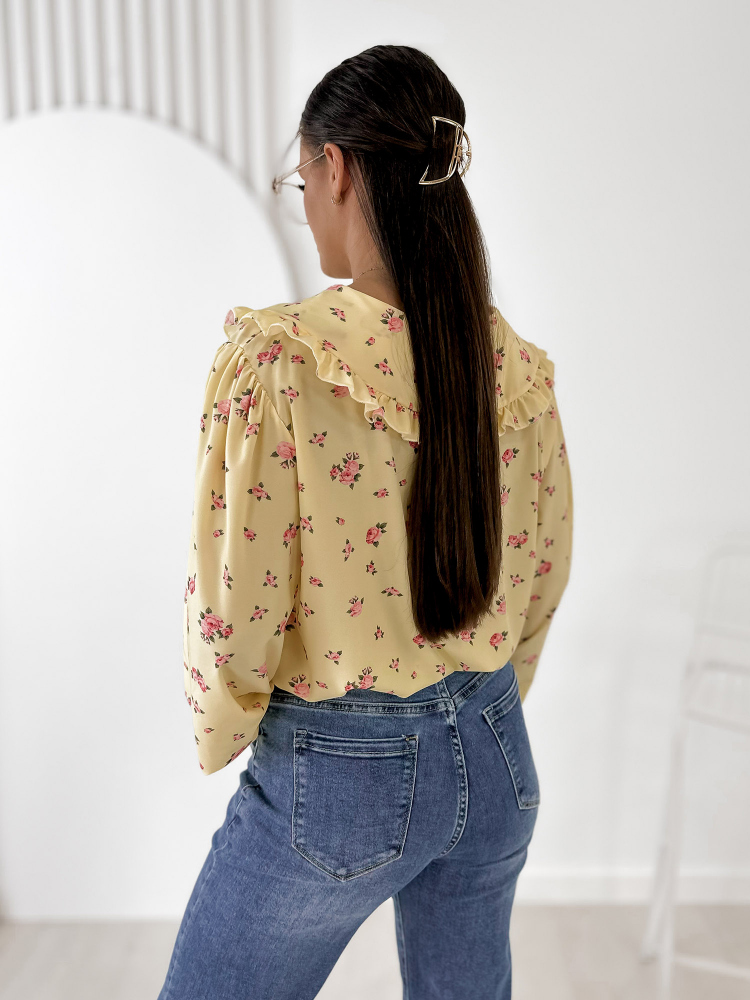SHIRT GIVERNY YELLOW