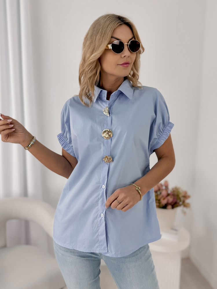 CHEMISE CUSTO BLEU