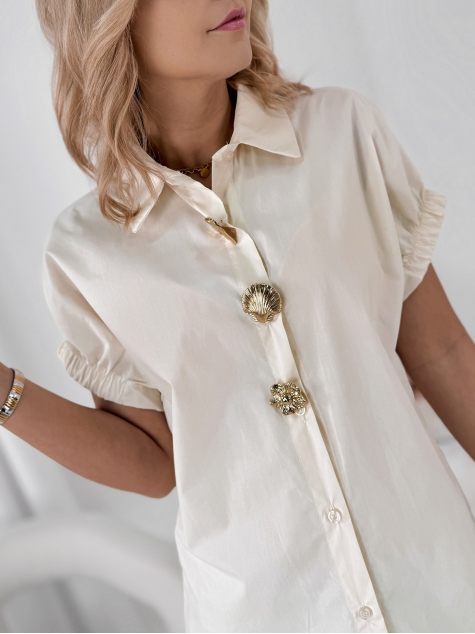 CHEMISE CUSTO BEIGE