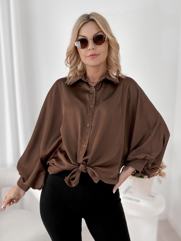 KOŠILE BRISTOL TMAVĚ HNĚDÁ