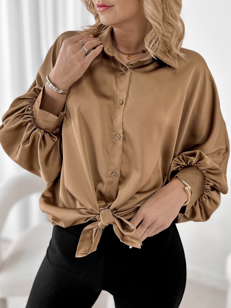 HEMD BRISTOL DUNKELBEIGE