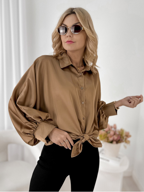 HEMD BRISTOL DUNKELBEIGE