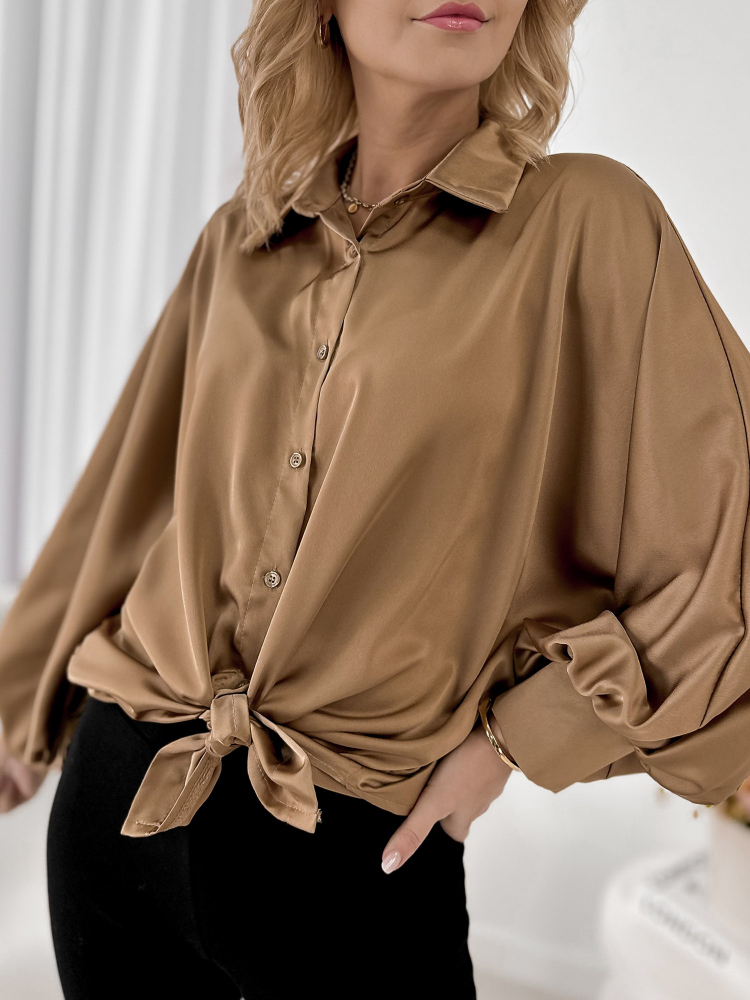 CHEMISE BRISTOL BEIGE FONCÉ