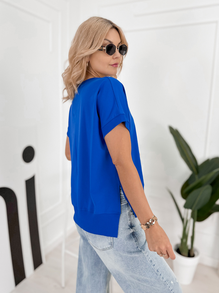 BLUZA VINGE ALBASTRU