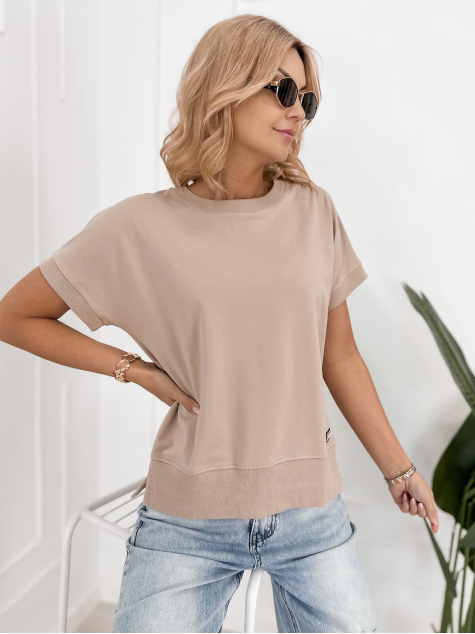 BLUSE VINGE BEIGE