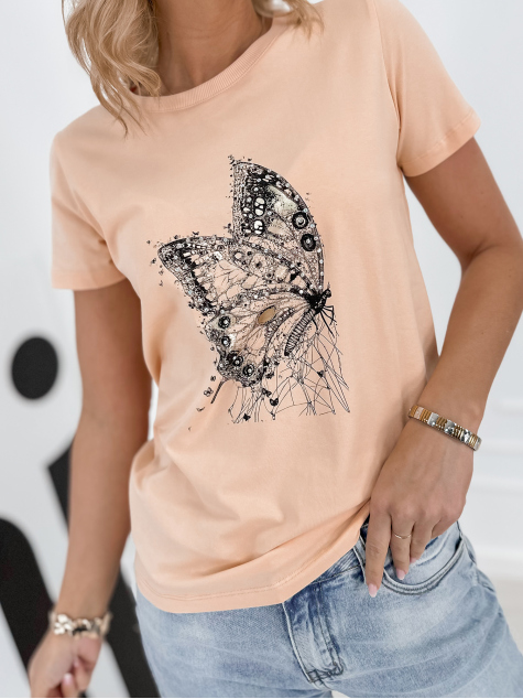 BLOUSE PUEBLO PEACH