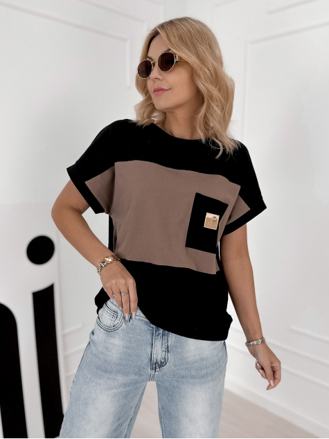 BLUSE PIRX SCHWARZ