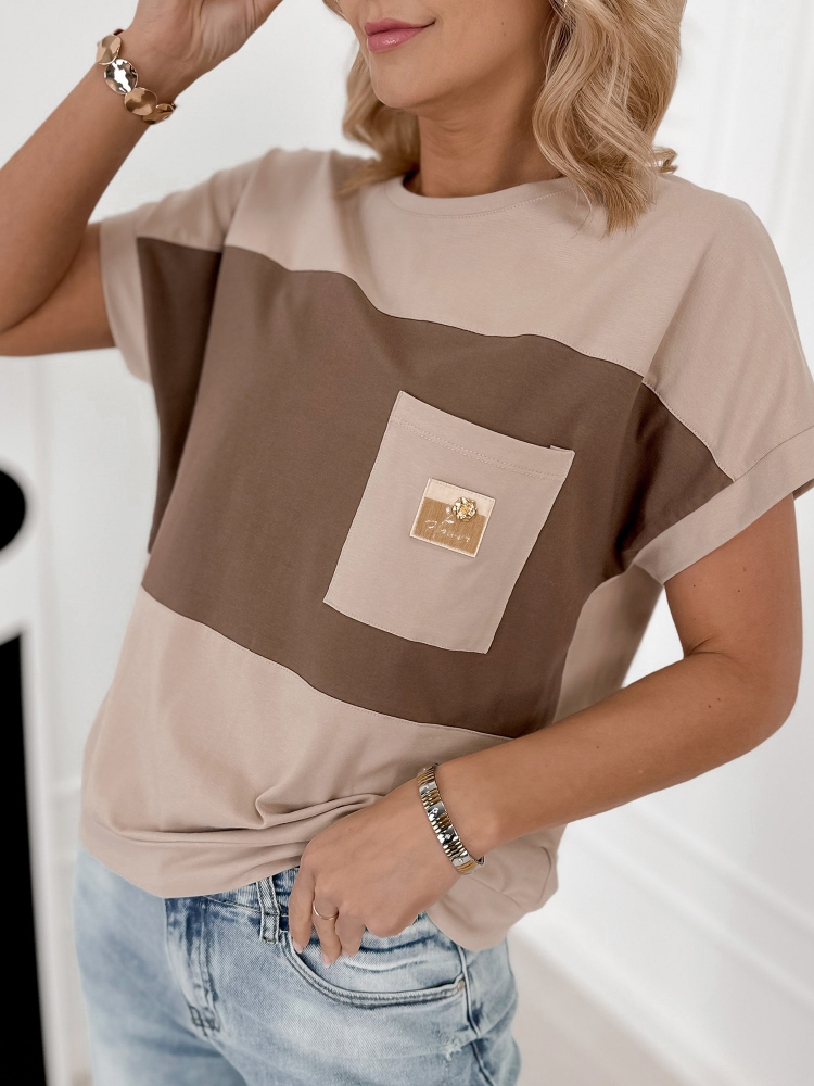 BLUSE PIRX BEIGE
