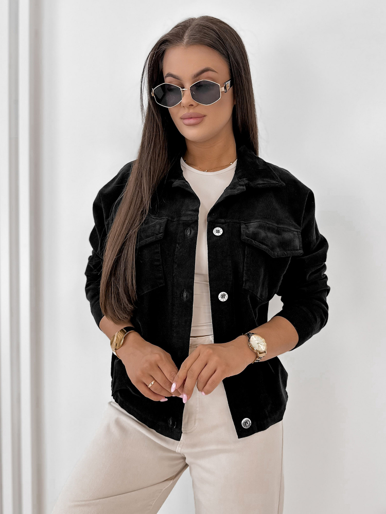 JACKET CORDUROY RIPLEY BLACK