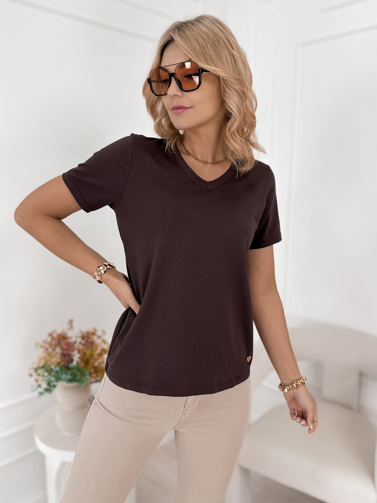 BLOUSE SERENITY DARK BROWN
