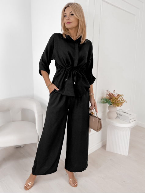 ENSEMBLE AMARANTE NOIR