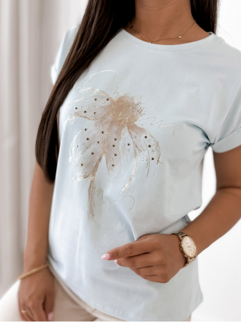 BLUZA ALDISS BLUE