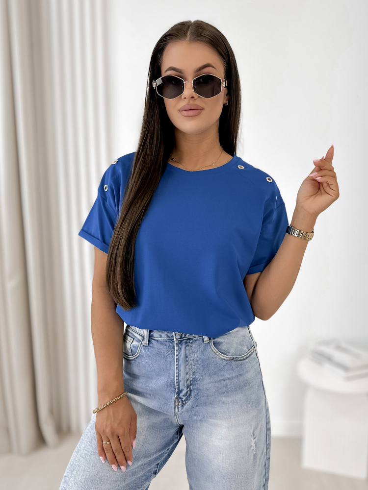 BLUSE MURPHY KORNBLUMENBLAU
