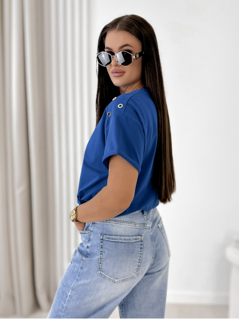 BLOUSE MURPHY BLEUET