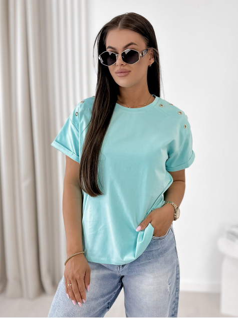 BLUSE MURPHY MINTFARBENE
