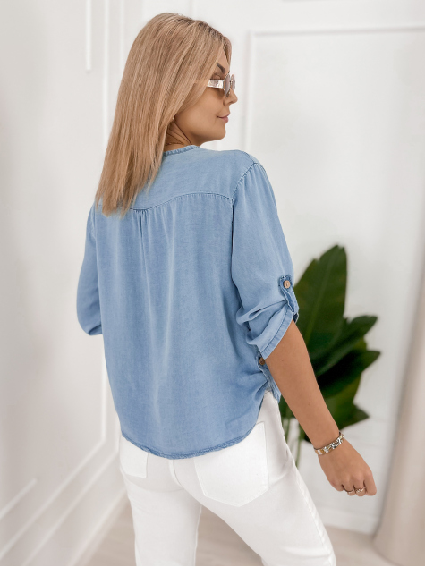 BLUSE RAMSAY BLAU