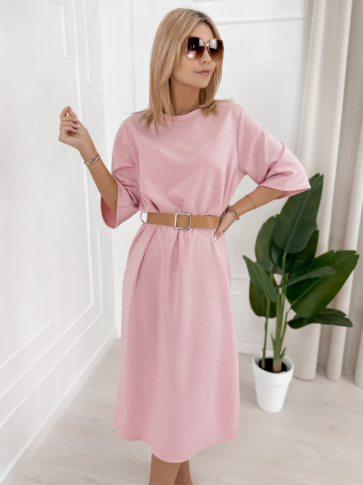 ROBE VARDA ROSE POUDRE