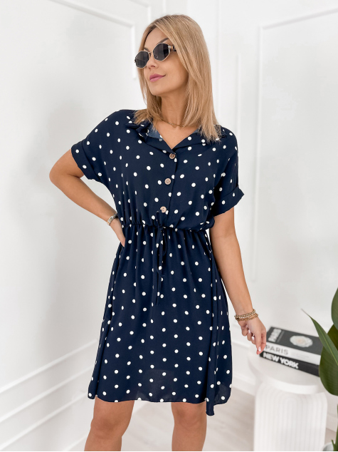 DRESS VALERIA NAVY BLUE