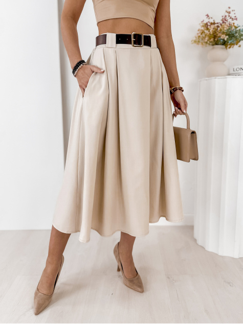 JUPE ELVIRA BEIGE