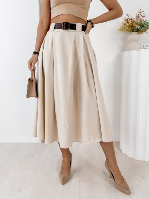 JUPE ELVIRA BEIGE