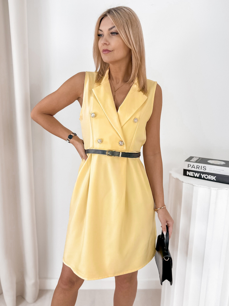 ROBE OTILIA JAUNE