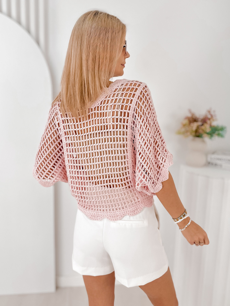 HALENKA BASTIEN PUDROVÁ RŮŽOVÁ