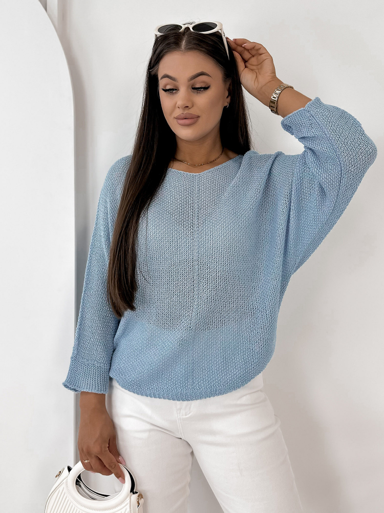 BLUSE NICOLLO BLAU