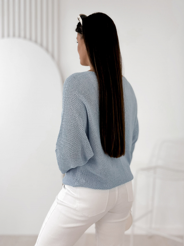 BLUSE NICOLLO BLAU