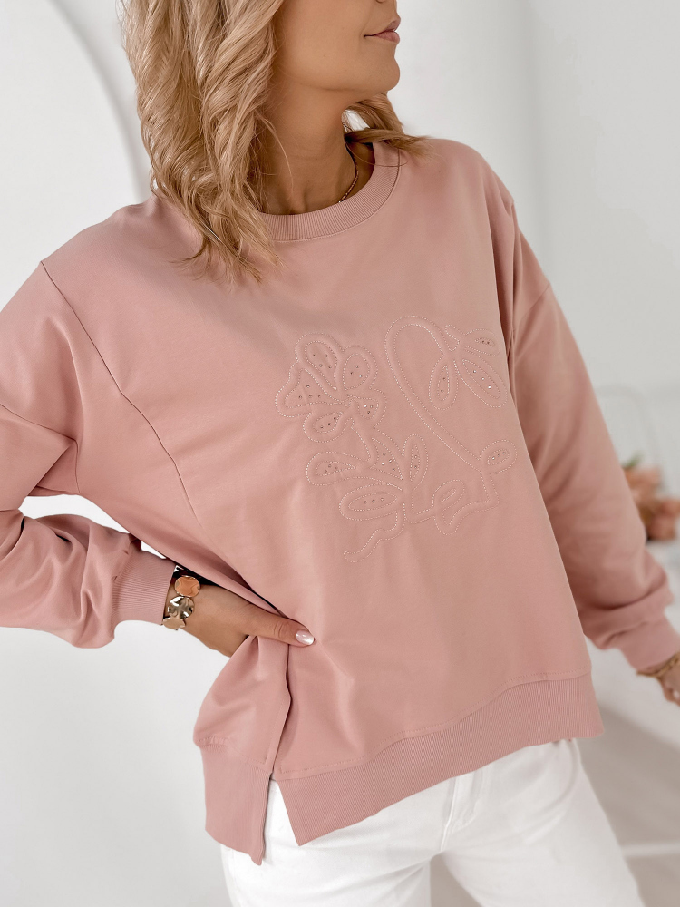 PULL TANCREDI ROSE POUDRE