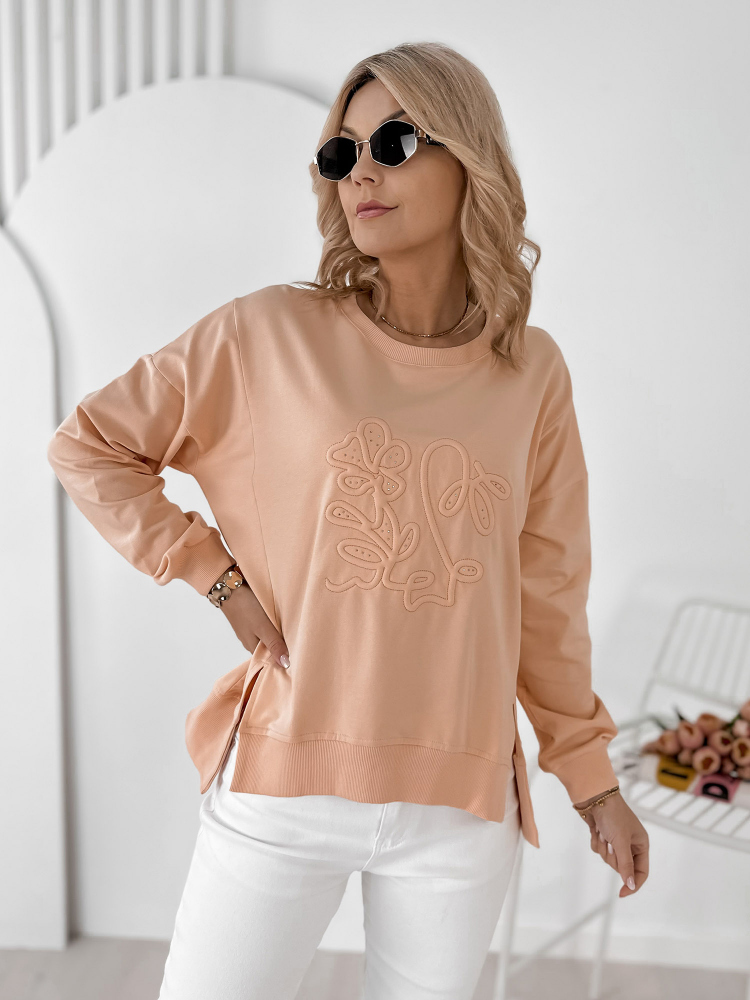 SWEATSHIRT TANCREDI PEACH