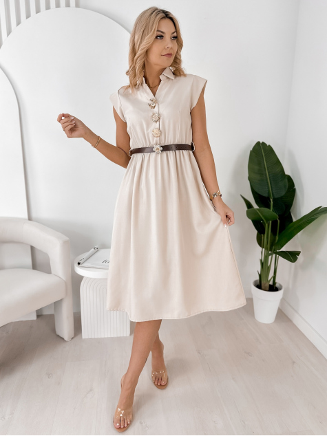 DRESS CANDELA BEIGE