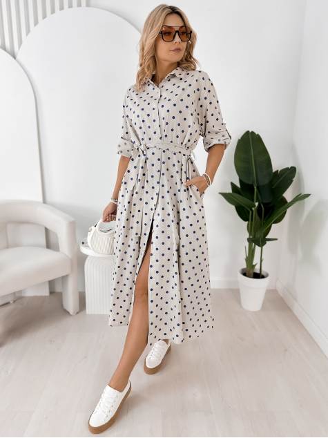 DRESS ANTONIA BEIGE