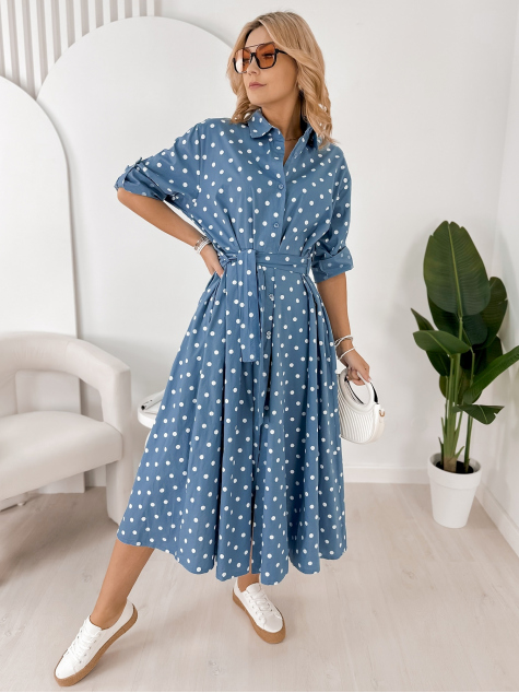 DRESS ANTONIA BLUE