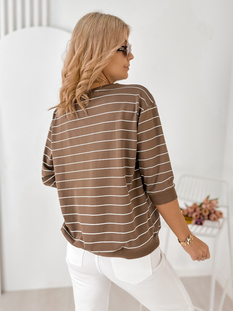 BLOUSE SAUNIERE BRUN