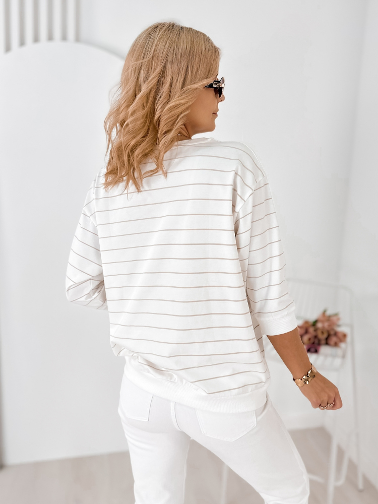 BLUZA SAUNIERE ECRU