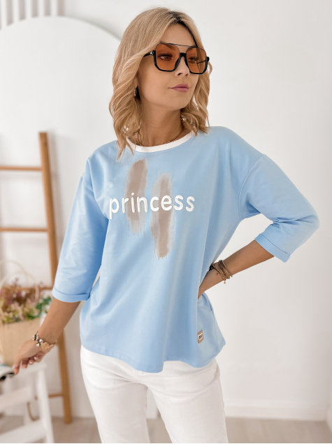 BLUSE CAPELLA BLAU