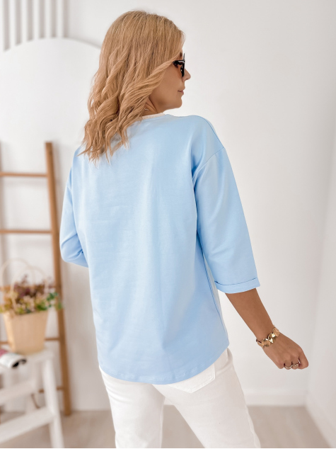 BLOUSE CAPELLA BLEU