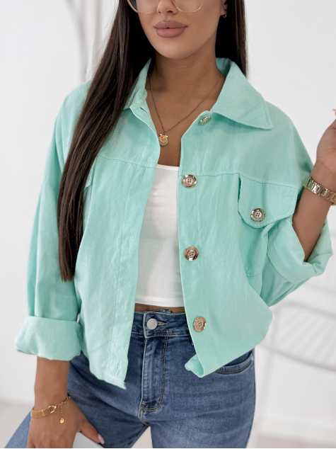 JACKET CORDUROY GERALDINE MINT