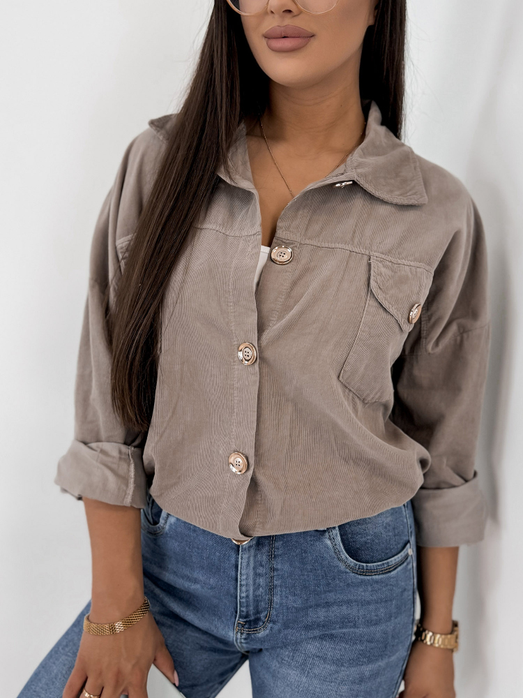 JACKE KORD GERALDINE DUNKELBEIGE