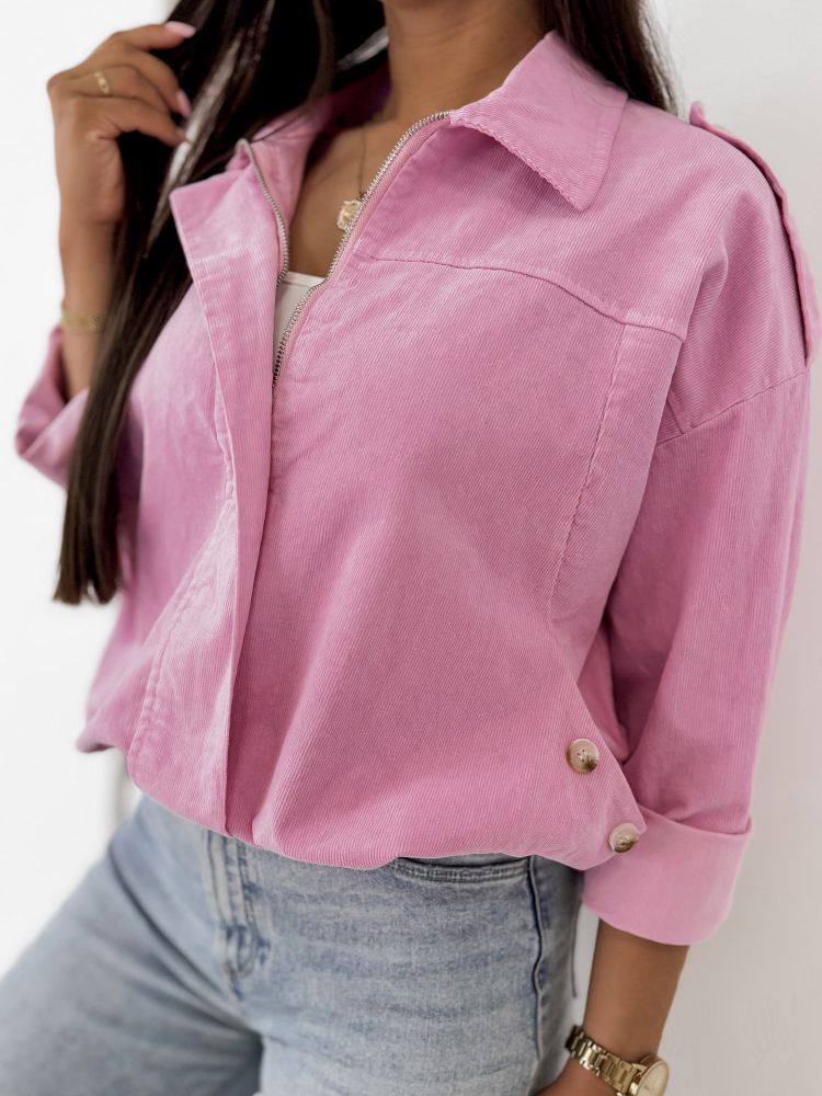 JACKET CORDUROY APOLLINE PINK