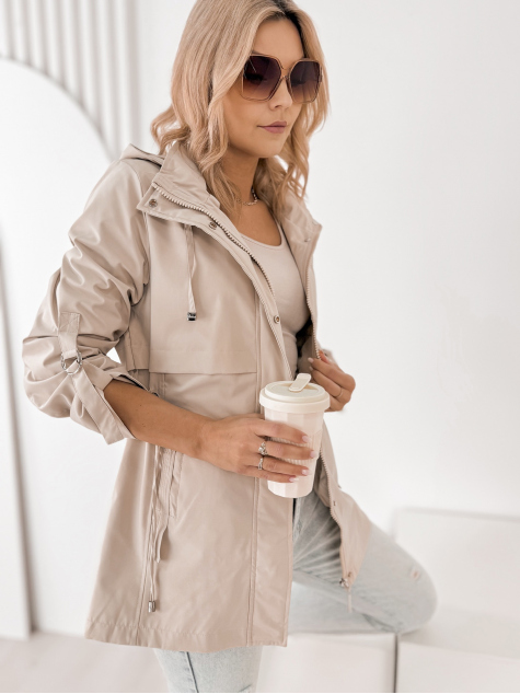 JACKET INGRID DARK BEIGE