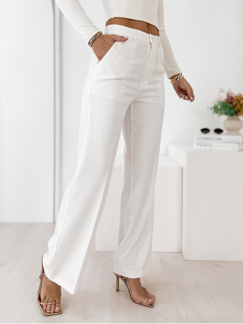 PANTALON SEMPERE ÉCRU