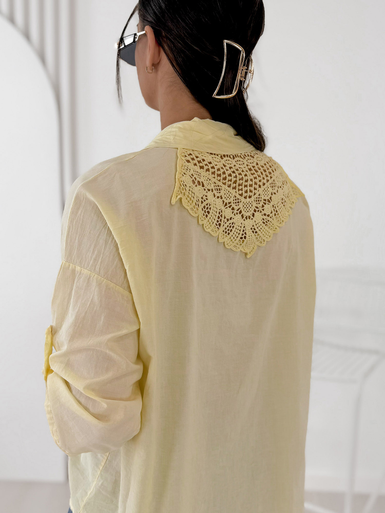CHEMISE ESTEBAN JAUNE