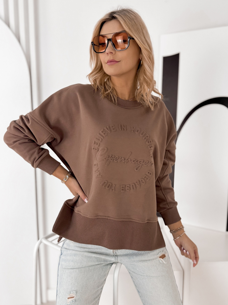 SWEATSHIRT COPENHAGEN BROWN