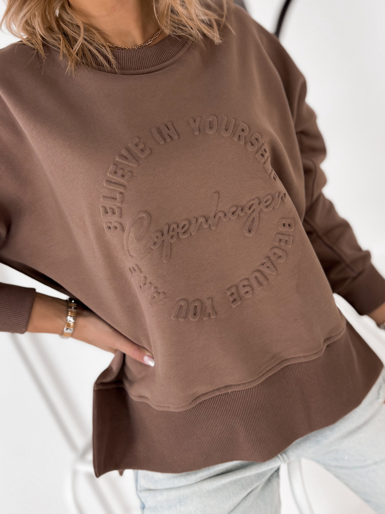 SWEATSHIRT KOPENHAGEN BRAUNE