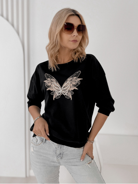 BLOUSE CHARTRES NOIR